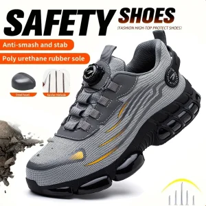 Breathable lace-free Safety Shoe