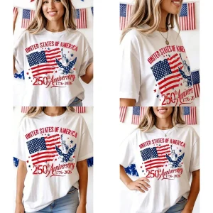 Women's 250th America Anniversary Tee Shirt