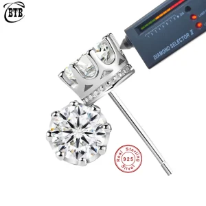 Exquisite Eight Claws Crown Stud Earrings