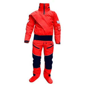Men Red Kayaking Drysuit