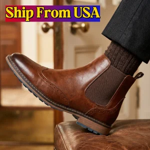 Men's Retro Fashion Chelsea Boots
